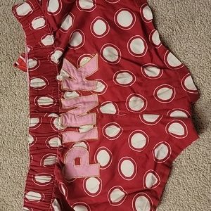 VS PINK flannel pj shorts